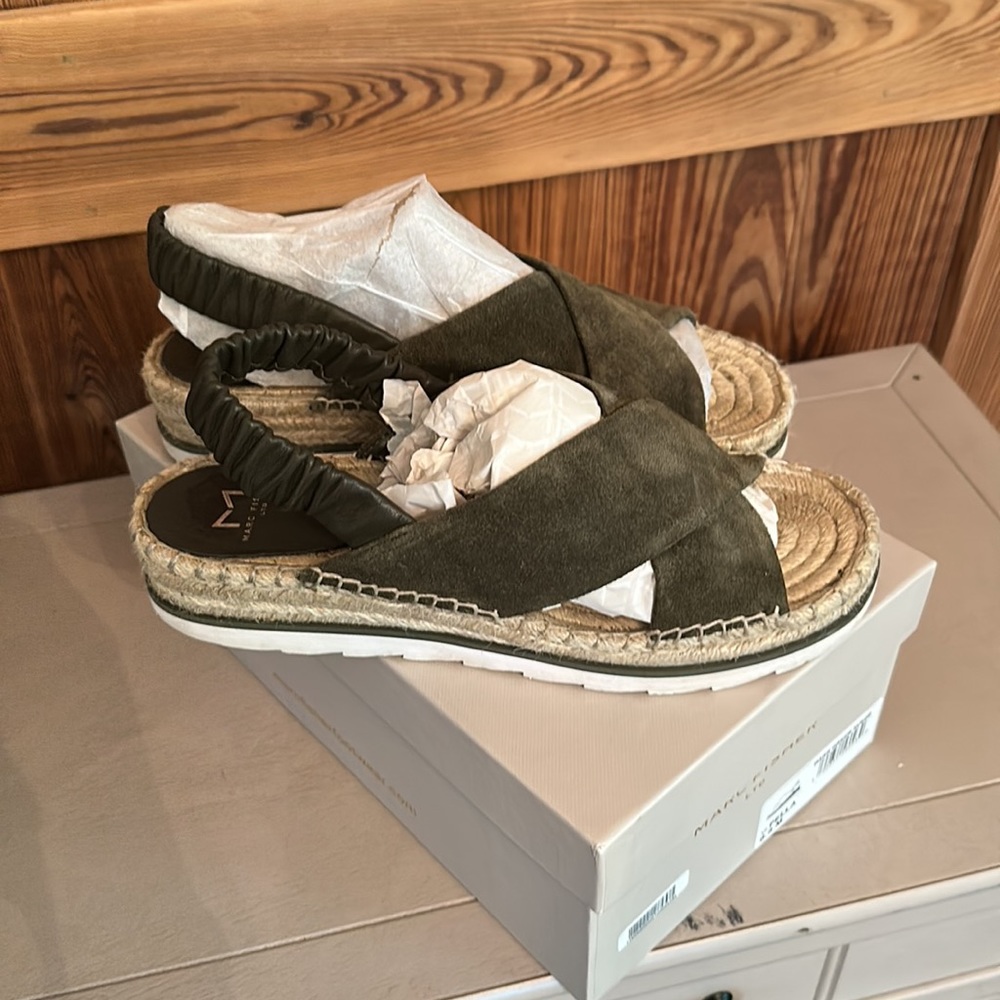 Marc Fisher LTD Pella Espadrille suede sandal